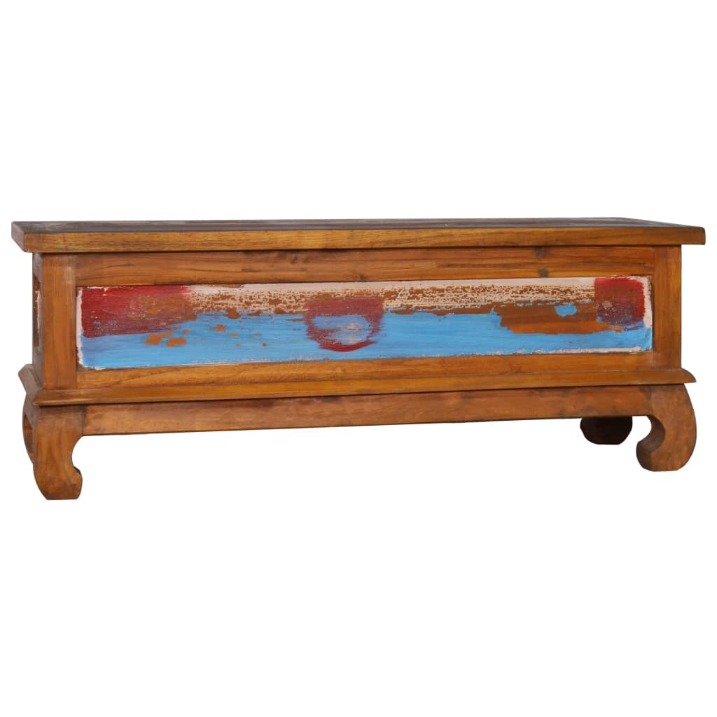 Tv Cabinet 110X35X40 Cm Reclaimed Teak Wood