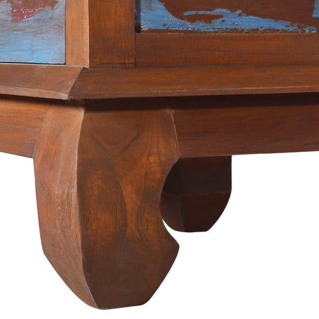 Tv Cabinet 110X35X40 Cm Reclaimed Teak Wood