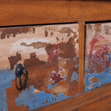 Tv Cabinet 110X35X40 Cm Reclaimed Teak Wood