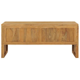 Tv Cabinet 100X35X45 Cm Solid Teak Wood