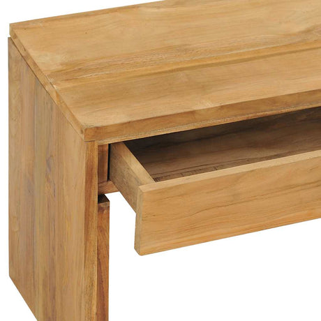 Tv Cabinet 100X35X45 Cm Solid Teak Wood