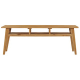 Tv Cabinet 120X35X45 Cm Solid Teak Wood