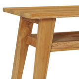 Tv Cabinet 120X35X45 Cm Solid Teak Wood