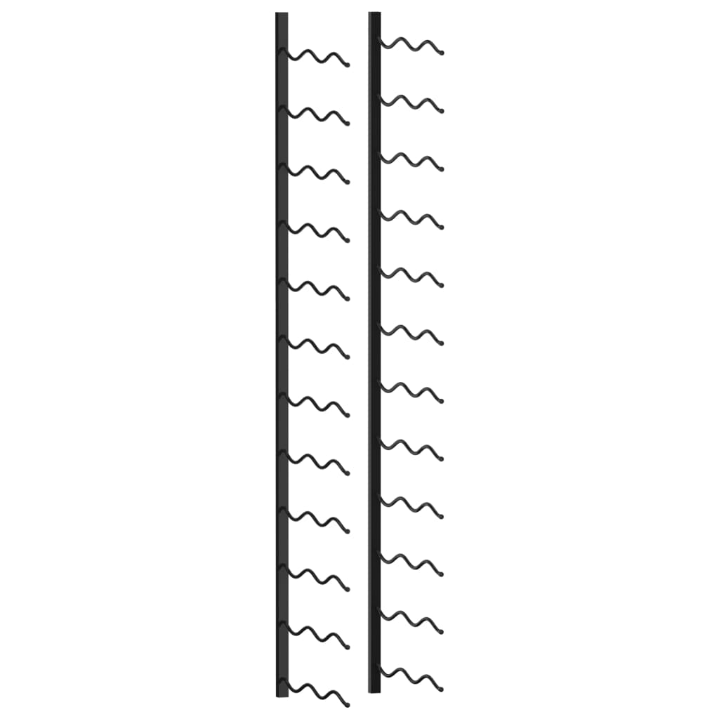 Wall Mounted Wine Rack For 36 Bottles Iron