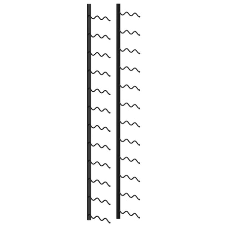 Wall Mounted Wine Rack For 36 Bottles Iron