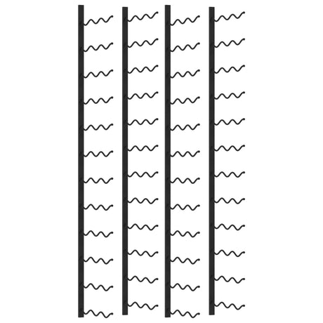 Wall Mounted Wine Rack For 36 Bottles Iron