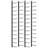 Wall Mounted Wine Rack For 36 Bottles Iron