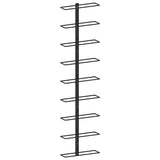 Wall-Mounted Wine Rack For 9 Bottles Iron