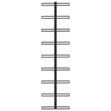 Wall-Mounted Wine Rack For 9 Bottles Iron