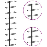 Wall-Mounted Wine Rack For 9 Bottles Iron