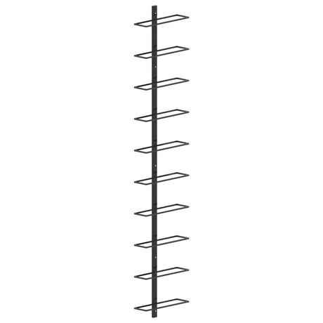 Wall-Mounted Wine Rack For 10 Bottles Metal