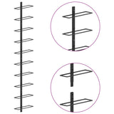 Wall-Mounted Wine Rack For 10 Bottles Metal