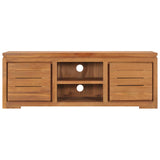 Tv Cabinet 110X30X40 Cm Solid Teak Wood