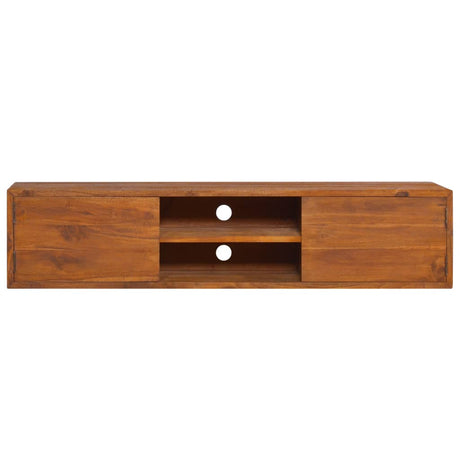 Wall-Mounted Tv Cabinet 135X30X Solid Teak Wood