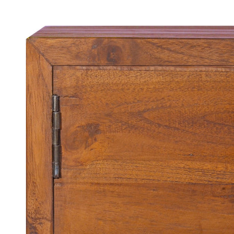 Wall-Mounted Tv Cabinet 135X30X Solid Teak Wood
