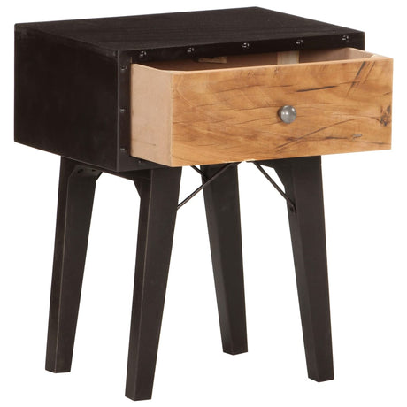Bedside Cabinet 40X30X50 Cm Solid Reclaimed Wood