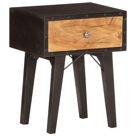 Bedside Cabinet 40X30X50 Cm Solid Reclaimed Wood