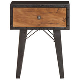 Bedside Cabinet 40X30X50 Cm Solid Reclaimed Wood