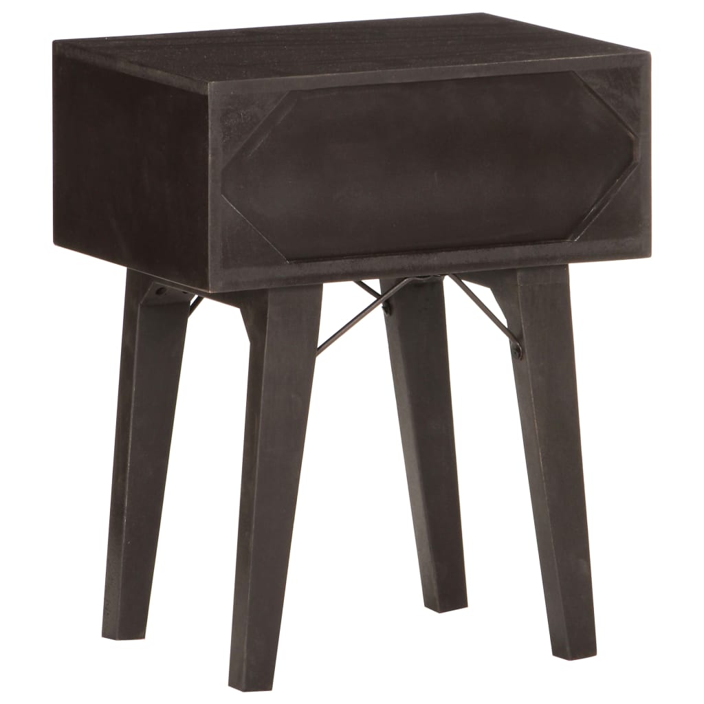 Bedside Cabinet 40X30X50 Cm Solid Reclaimed Wood