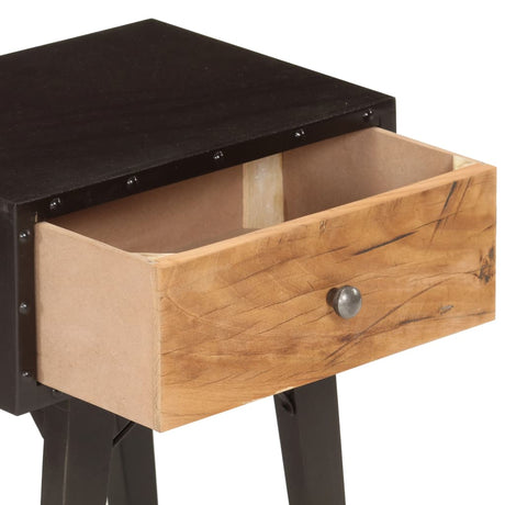 Bedside Cabinet 40X30X50 Cm Solid Reclaimed Wood
