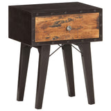 Bedside Cabinet 40X30X50 Cm Solid Reclaimed Wood