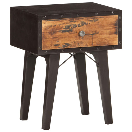 Bedside Cabinet 40X30X50 Cm Solid Reclaimed Wood