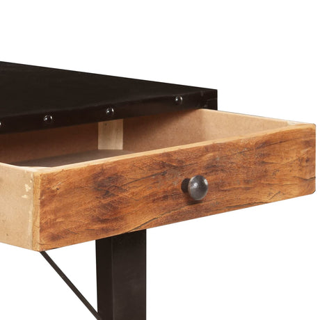 Console Table 118X35X76 Cm Solid Reclaimed Wood