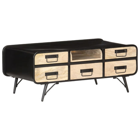 Coffee Table 100X50X40 Cm Solid Mango Wood