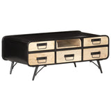 Coffee Table 100X50X40 Cm Solid Mango Wood