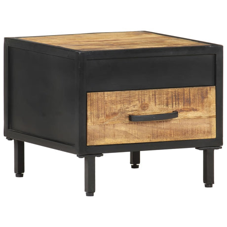 Bedside Cabinet 40X40X35 Cm Rough Mango Wood