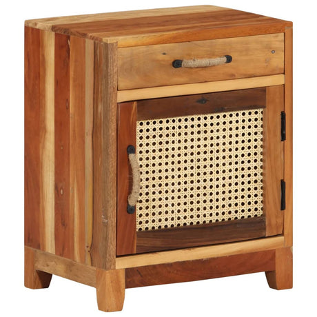 Bedside Cabinet 40X30X50 Cm Solid Reclaimed Wood