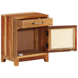 Bedside Cabinet 40X30X50 Cm Solid Reclaimed Wood