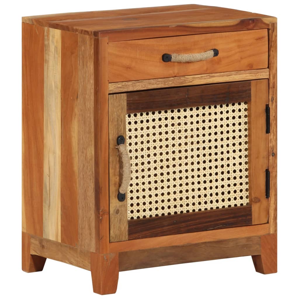 Bedside Cabinet 40X30X50 Cm Solid Reclaimed Wood