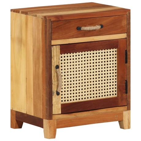 Bedside Cabinet 40X30X50 Cm Solid Reclaimed Wood