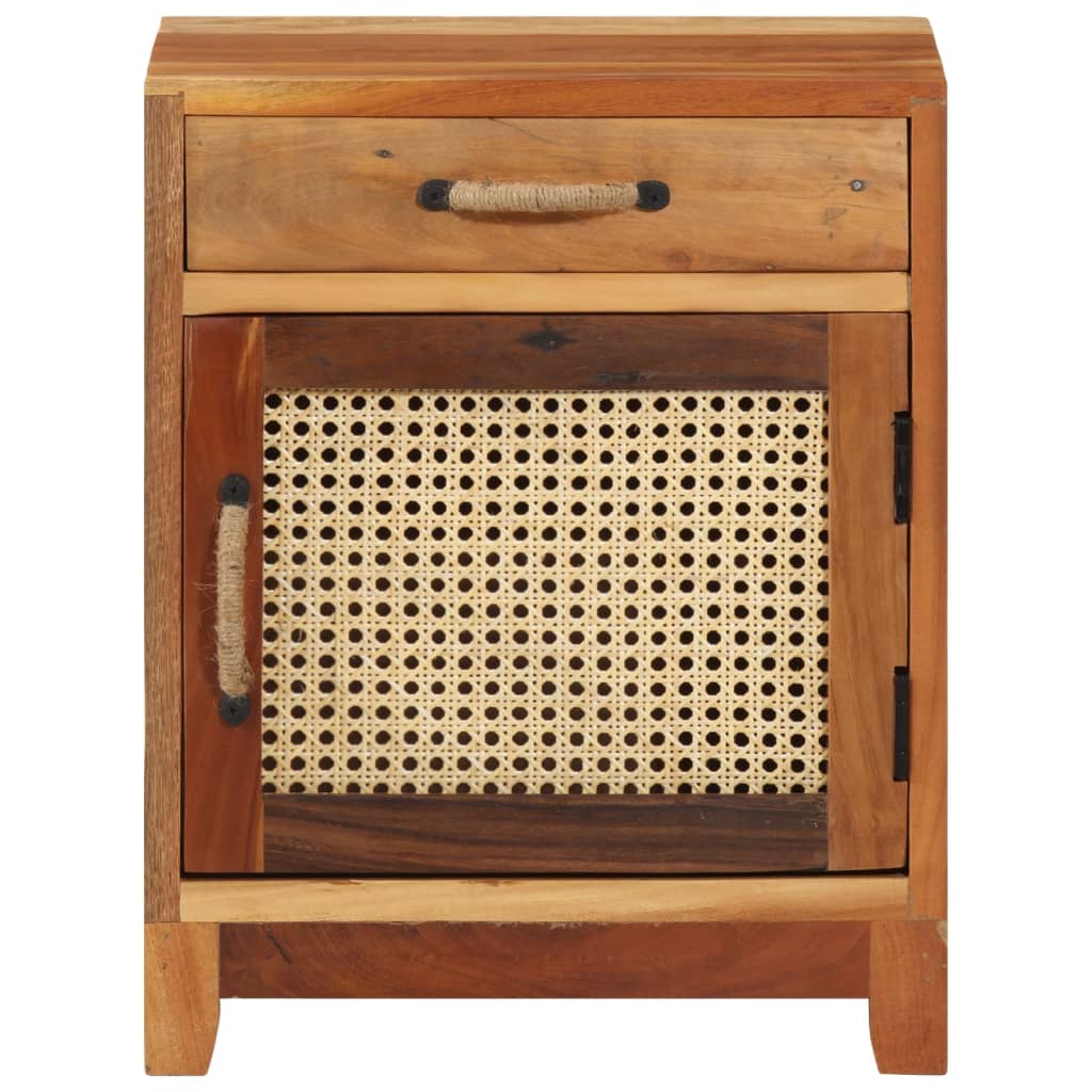 Bedside Cabinet 40X30X50 Cm Solid Reclaimed Wood