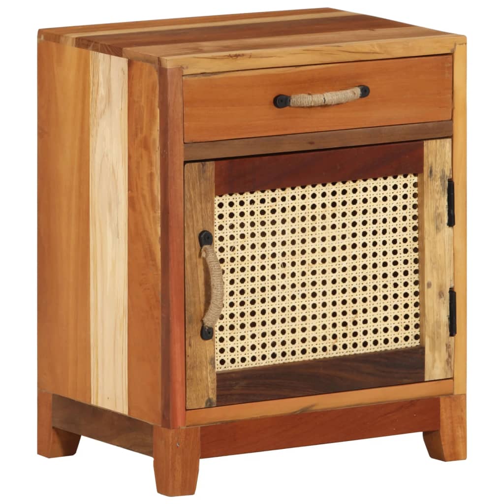 Bedside Cabinet 40X30X50 Cm Solid Reclaimed Wood