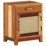 Bedside Cabinet 40X30X50 Cm Solid Reclaimed Wood