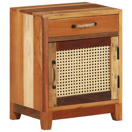 Bedside Cabinet 40X30X50 Cm Solid Reclaimed Wood
