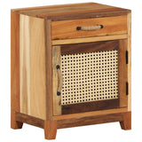 Bedside Cabinet 40X30X50 Cm Solid Reclaimed Wood