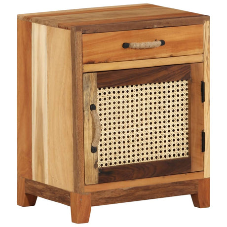 Bedside Cabinet 40X30X50 Cm Solid Reclaimed Wood