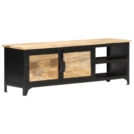 Tv Cabinet 120X30X40 Cm Solid Mango Wood