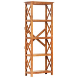 Bookshelf 60X30X Solid Acacia Wood Honey Finish