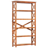 Bookshelf 60X30X Solid Acacia Wood Honey Finish