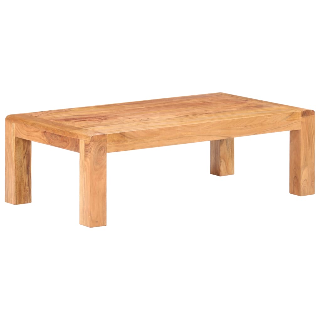 Coffee Table 110X60X35 Cm Solid Acacia Wood In Honey Finish