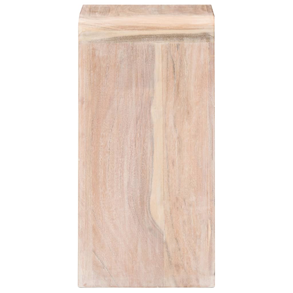 Bedside Table 40X30X60 Cm Solid Acacia Wood