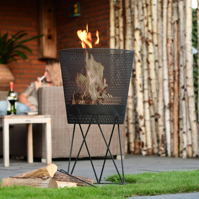 Redfire Fire Basket Amarillo Black