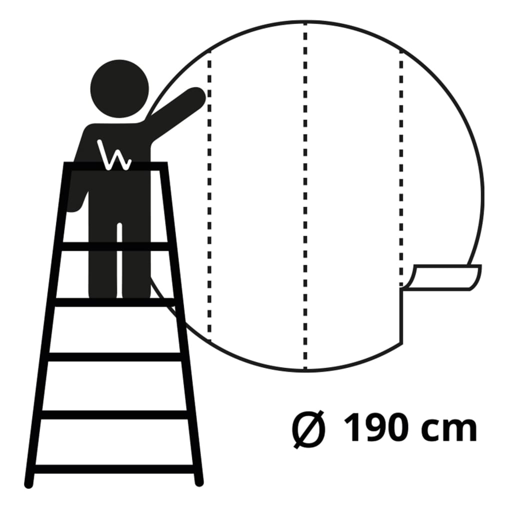 Wallart Wallpaper Circle The Night Watch 190 Cm