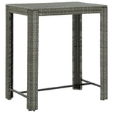Garden Bar Table Poly Rattan