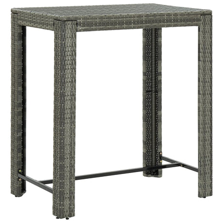Garden Bar Table Poly Rattan