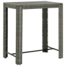 Garden Bar Table Poly Rattan